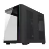 FSP M580-BP Plus korpus Midi Tower mITX, mATX must ARGB, Midi Tower, PC, must, ATX, micro ATX, Mini-ITX, klaas, SPCC, 16 cm