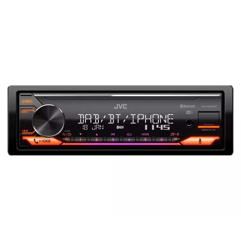 JVC KD-X482DBT Must 200 W Bluetooth