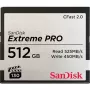 WESTERN DIGITAL SanDisk Extreme Pro Cfast 2.0 mälukaart 512 GB - 525 MB/s lugemiskiirus