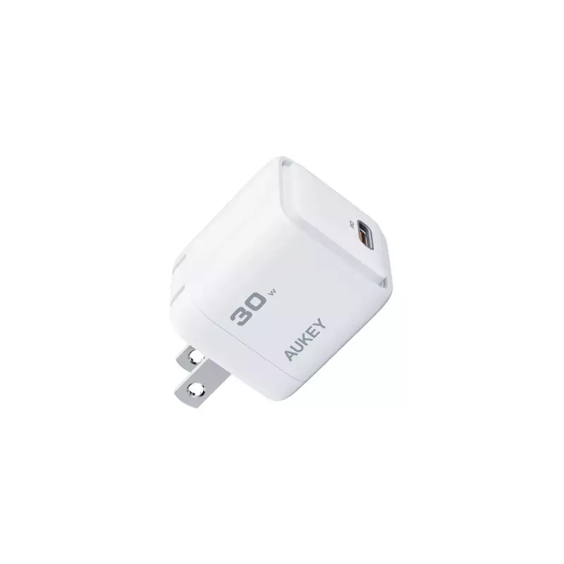 AUKEY Comet 30W USB-C laadija PA-C1 siseruumide vahelduvvoolu laadija mobiiltelefonile hall