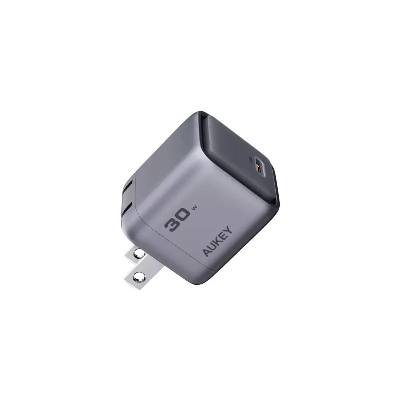 AUKEY Comet 30W USB-C laadija PA-C1 siseruumide vahelduvvoolu laadija mobiiltelefonile hall