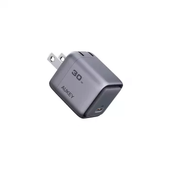 AUKEY Comet 30W USB-C laadija PA-C1 siseruumide vahelduvvoolu laadija mobiiltelefonile hall