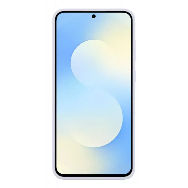 Silikoonist ümbris Samsung Galaxy S25 FE-le — helesinine, 6,7-tollisele ekraanile, mikrokiust sisemus