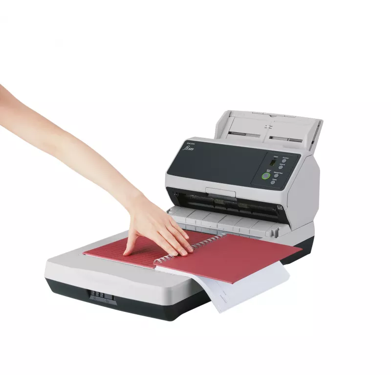 Ricoh fi-8250 ADF + manuaalse etteandega skanner 600 x 600 DPI A4 must, hall