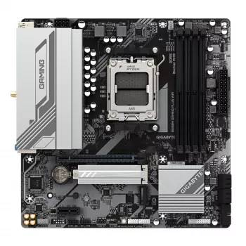 GIGABYTE B650M GAMING PLUS WIFI emaplaat - AMD Ryzen 9000 protsessoritele, 5+2+2 faasi VRM, kuni 8000MHz DDR5, 2xPCIe 4.0 M.2, 2.5GbE LAN, WIFI 6E, USB 3.2 Gen 1