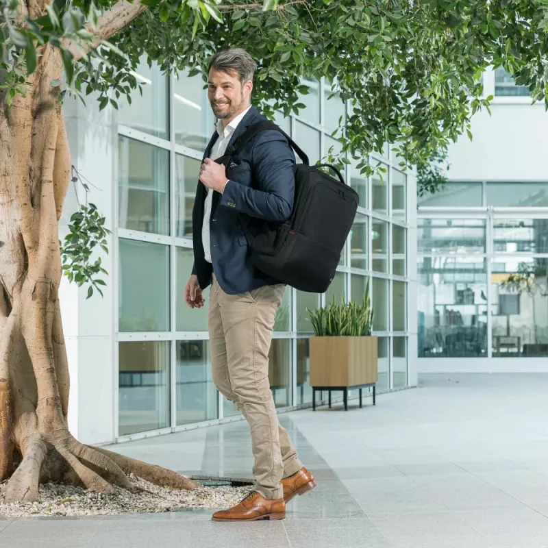 DICOTA Eco Backpack Plus Base - 13-15.6-tolline sülearvutikott - Must / 300d Rpet polüester
