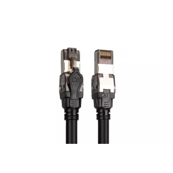 DIGITUS patch-kaabel - Cat 8.1 - S/FTP - AWG 24/7 - 3m - Must