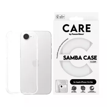Cover PanzerGlass CARE by moodne ümbris Samba Transparent iPhone 16e