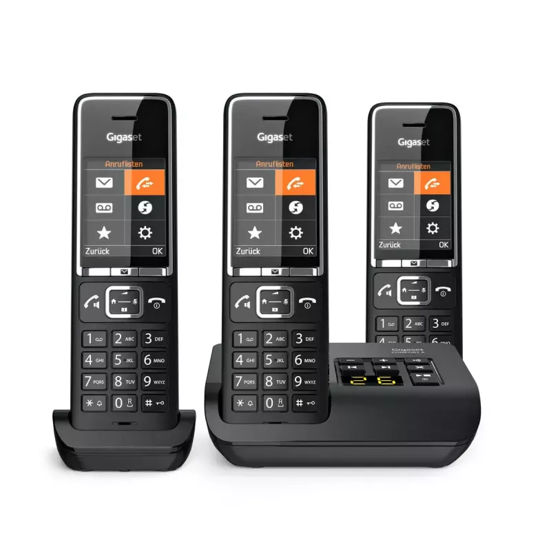 Analoogtelefon Gigaset COMFORT 550A juhtmeta käetoega helistaja ID