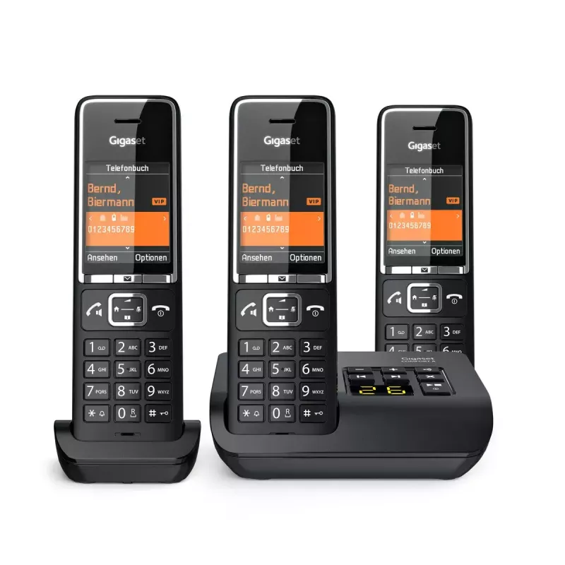 Analoogtelefon Gigaset COMFORT 550A juhtmeta käetoega helistaja ID