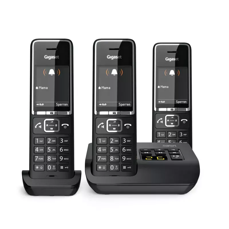Analoogtelefon Gigaset COMFORT 550A juhtmeta käetoega helistaja ID