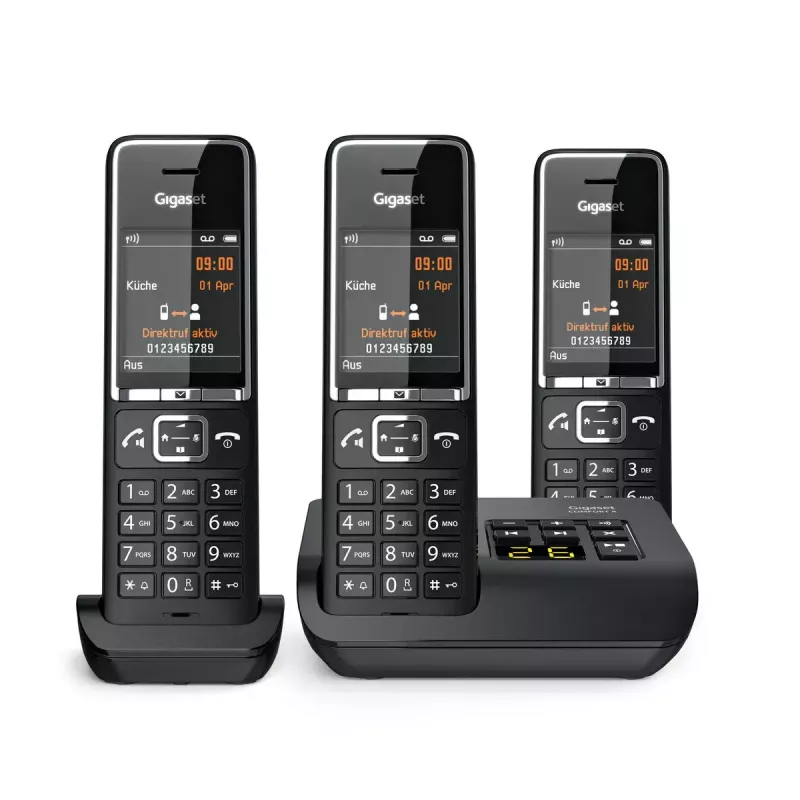 Analoogtelefon Gigaset COMFORT 550A juhtmeta käetoega helistaja ID