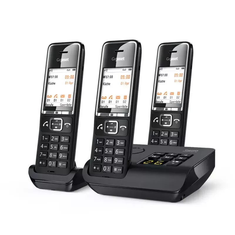 Analoogtelefon Gigaset COMFORT 550A juhtmeta käetoega helistaja ID