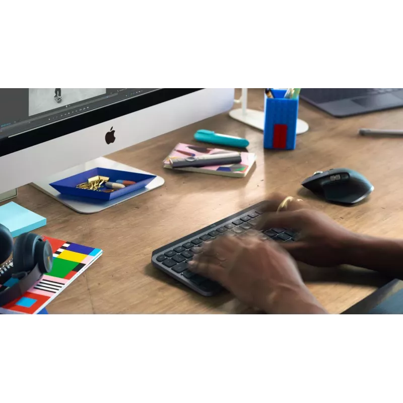 LOGITECH MX Keys Mini minimalistlik juhtmevaba valgustatud klaviatuur - grafiit - QWERTY US/INT
