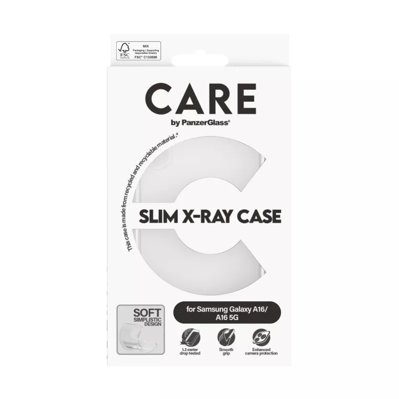 Cover PanzerGlass CARE by moodne ümbris Transparent X-Ray Soft Basic Samsung A15 A15 5G