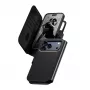 Kahe-ühes rahakotiga kaitseümbris PanzerGlass CARE Feature Case Tango MagSafe'iga iPhone 17 Pro Max'ile, must