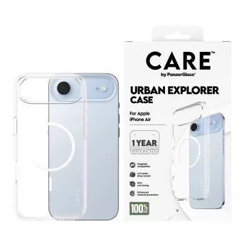 Kaitseümbris PanzerGlass CARE by Flagship Case Transparent Urban Explorer White MagSafe iPhone 17 Air