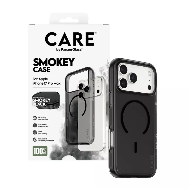 PanzerGlass CARE™ by ® Urban Explorer Case Smokey w. Must MagSafe iPhone 17 Pro Max
