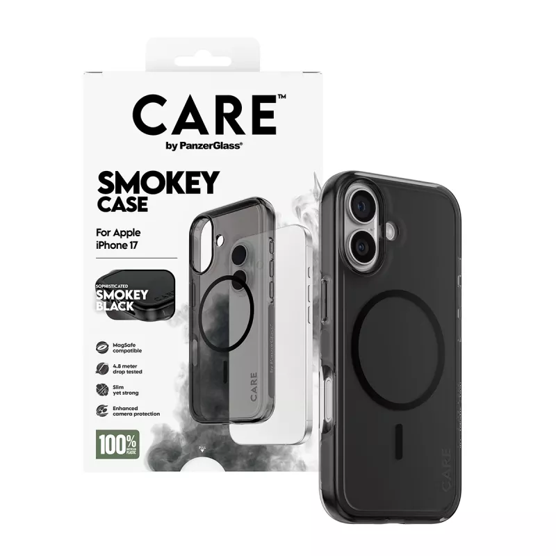 PanzerGlass CARE™ by ® Urban Explorer Case Smokey w. Must MagSafe iPhone 17