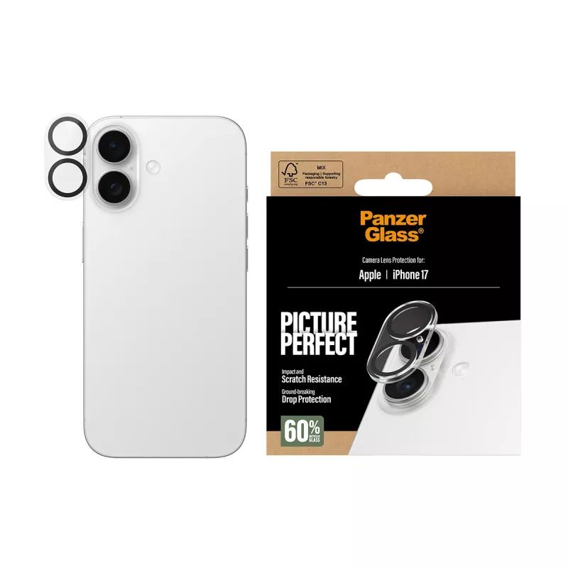 PanzerGlass ® PicturePerfect Kaamera objektiivi kaitseklaas iPhone 17
