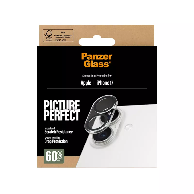 PanzerGlass ® PicturePerfect Kaamera objektiivi kaitseklaas iPhone 17