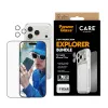 Ekraanikaitsekomplekt PanzerGlass CARE 3-in-1 Flagship Explorer iPhone 17 Pro jaoks — karastatud klaas, PET, silikoon, läbipaistev
