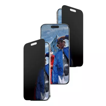 Ekraanikaitse PanzerGlass Privacy iPhone Airile — karastatud klaas, ülilai katvus, privaatsusfilter, FASTFIT