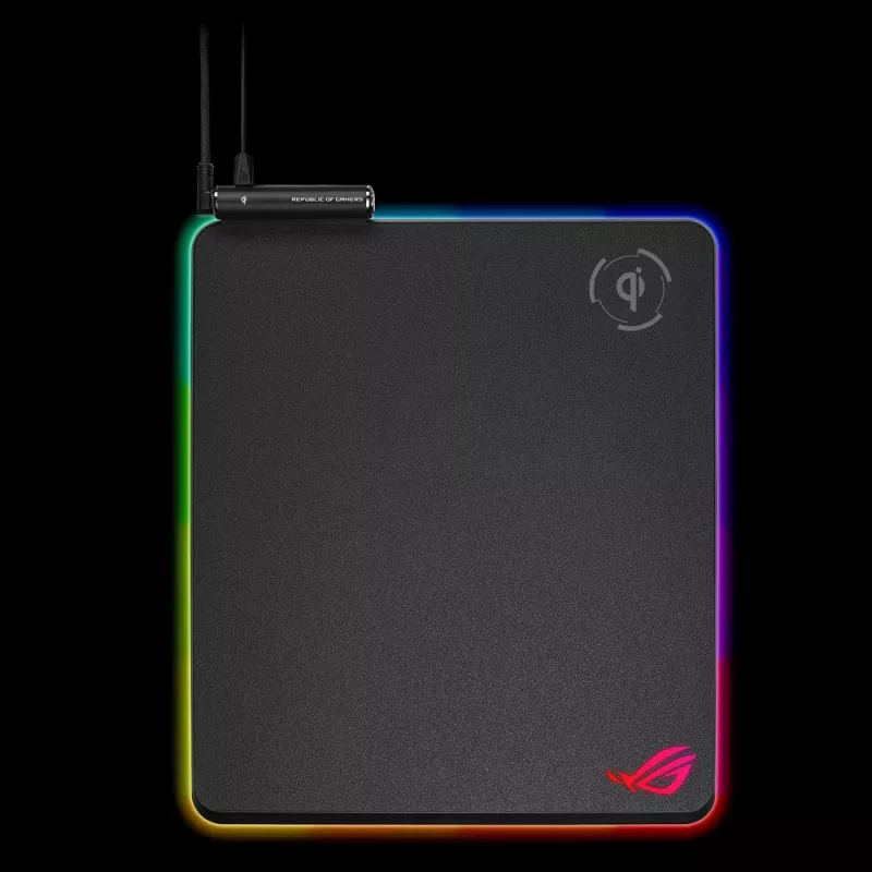 ASUS ROG Balteus Qi mänguhiirematt Must