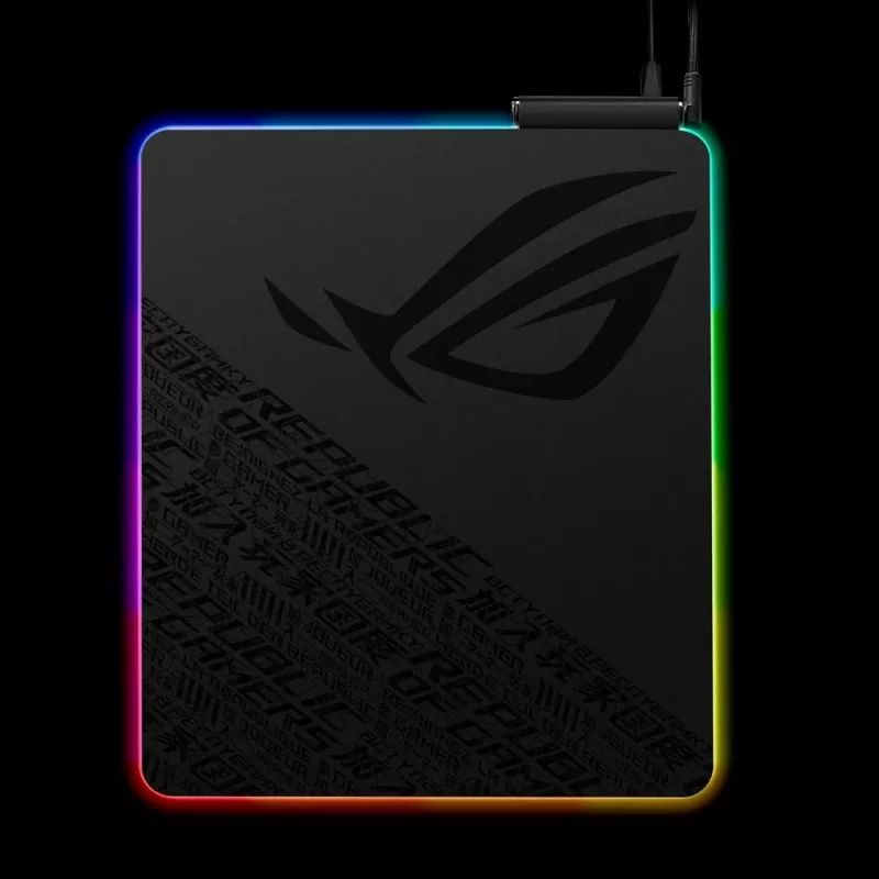 ASUS ROG Balteus Qi mänguhiirematt Must
