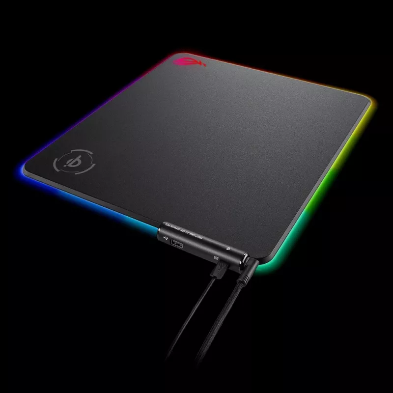 ASUS ROG Balteus Qi mänguhiirematt Must