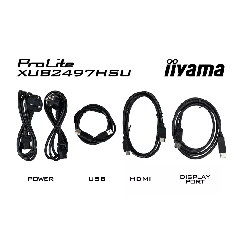 iiyama ProLite XUB2497HSU-W2 arvutimonitor 60,5 cm (23,8 tolli) 1920 x 1080 pikslit Full HD LED Valge