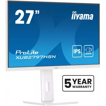 iiyama ProLite XUB2797HSN-W2 arvutimonitor 68,6 cm (27 tolli) 1920 x 1080 pikslit Full HD LED Valge