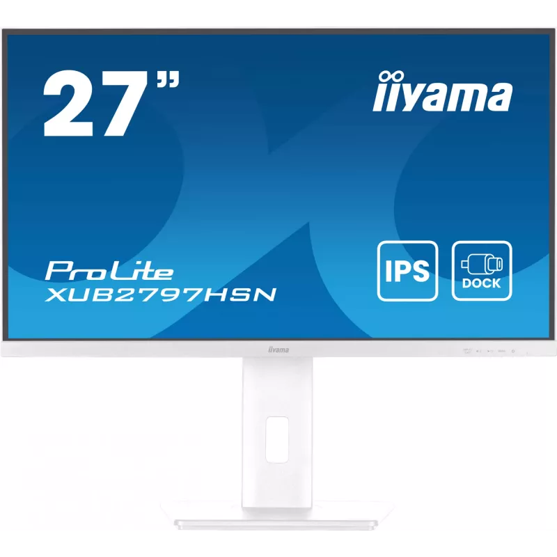 iiyama ProLite XUB2797HSN-W2 arvutimonitor 68,6 cm (27 tolli) 1920 x 1080 pikslit Full HD LED Valge
