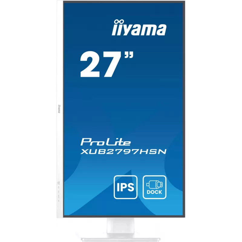 iiyama ProLite XUB2797HSN-W2 arvutimonitor 68,6 cm (27 tolli) 1920 x 1080 pikslit Full HD LED Valge