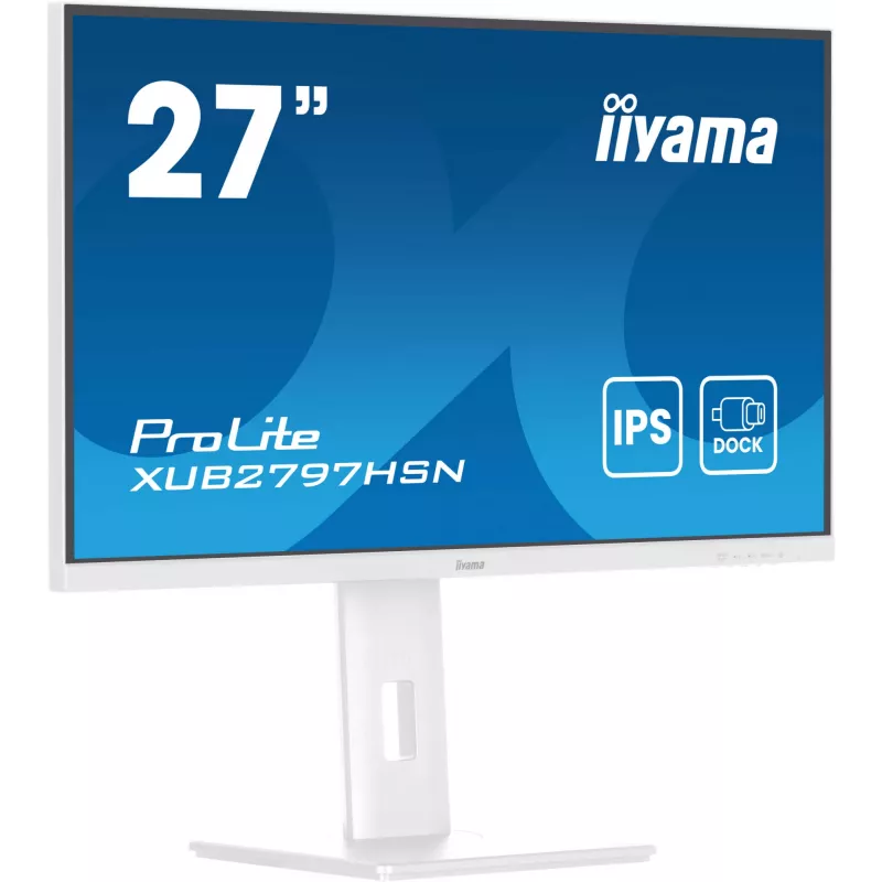 iiyama ProLite XUB2797HSN-W2 arvutimonitor 68,6 cm (27 tolli) 1920 x 1080 pikslit Full HD LED Valge