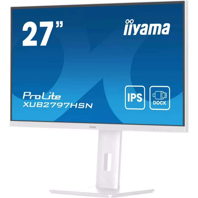 iiyama ProLite XUB2797HSN-W2 arvutimonitor 68,6 cm (27 tolli) 1920 x 1080 pikslit Full HD LED Valge