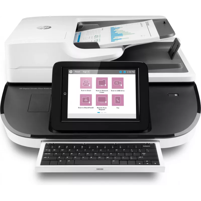 HP Flow 8500 fn2 lame- ja ADF-skanner, 600 x 600 DPI