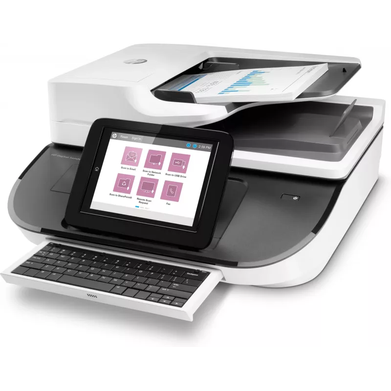 HP Flow 8500 fn2 lame- ja ADF-skanner, 600 x 600 DPI