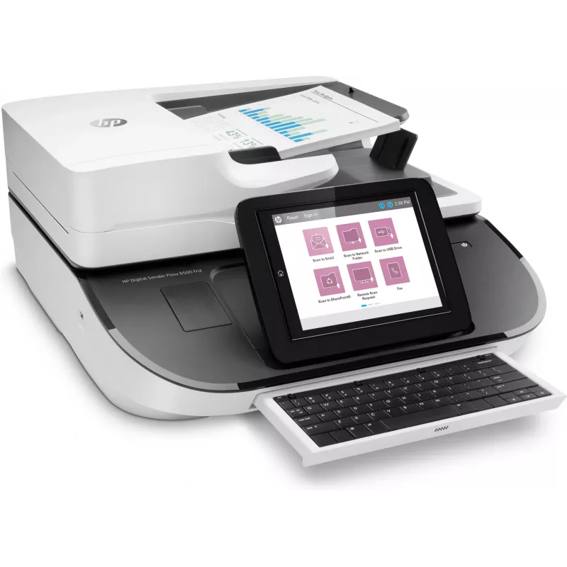 HP Flow 8500 fn2 lame- ja ADF-skanner, 600 x 600 DPI