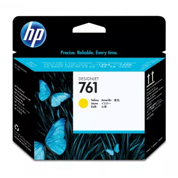 HP 761 kollane Designjet Printhead, HP DesignJet T7100 Printer, termiline tindiprinter, kollane, Singapur, 28 mm, 143 mm