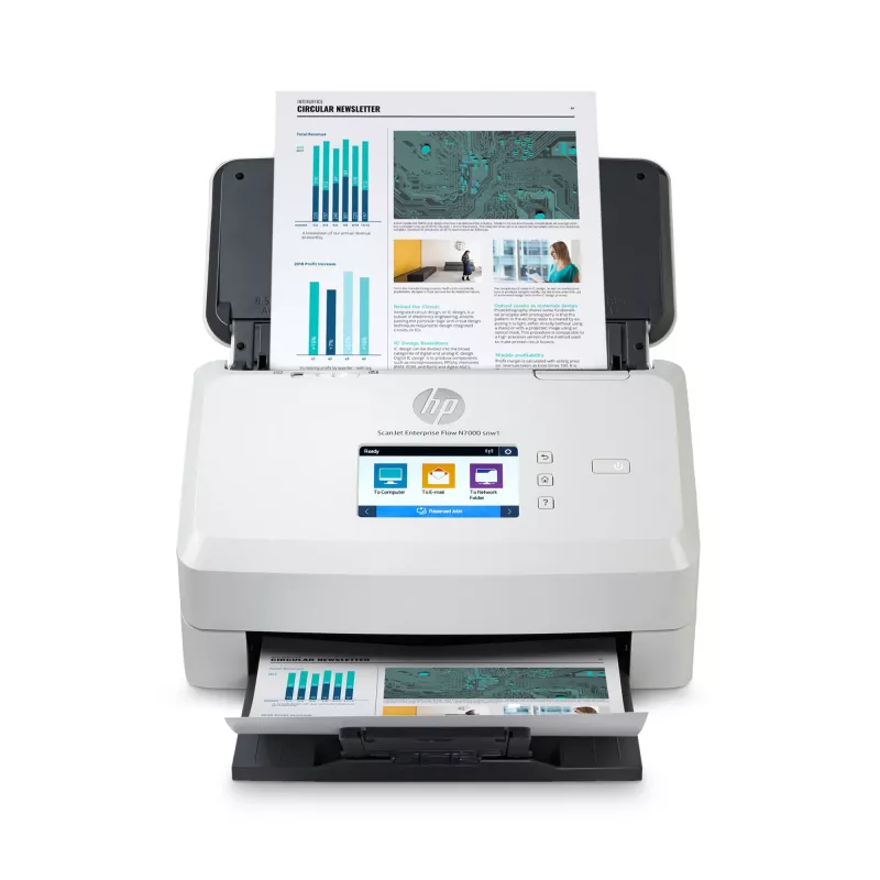 HP Scanjet Enterprise Flow N7000 lehtskanner 600 x 600 DPI A4 Valge
