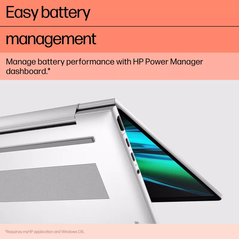 HP Elite x360 1040 G11 Intel Core Ultra 7 155H Hübriid (2-in-1) 35,6 cm (14 tolli) puutetundlik WUXGA 32 GB LPDDR5x-SDRAM 1 TB SSD Wi-Fi 6E (802.11ax) Windows 11 Pro AI PC hõbedane