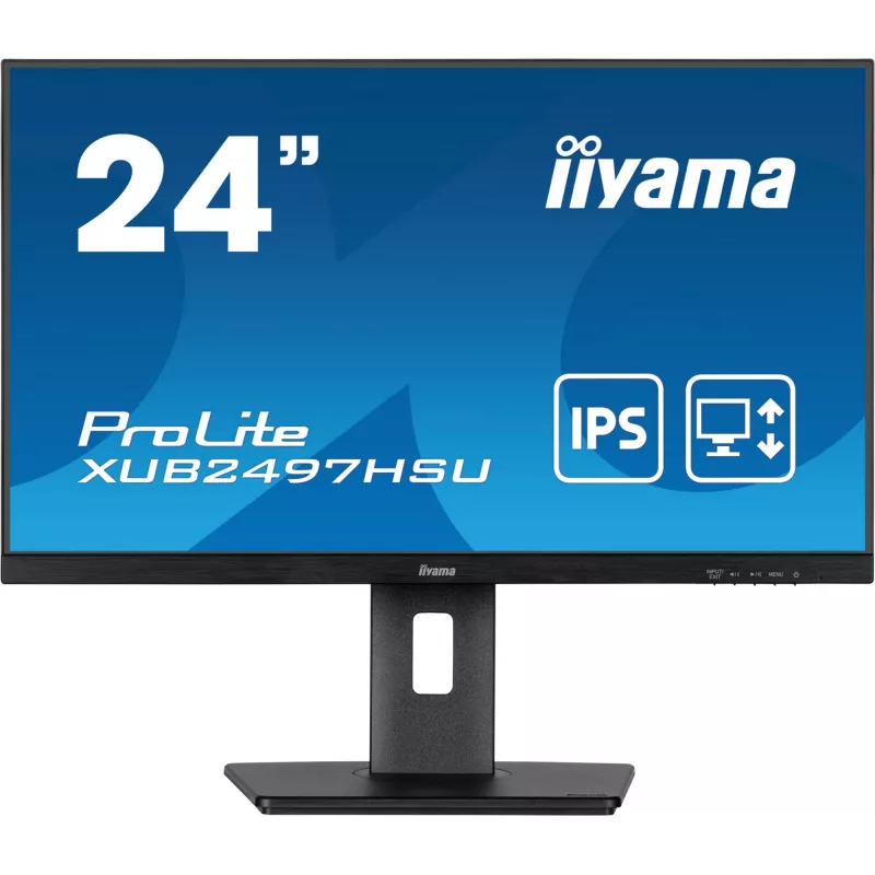 iiyama XUB2497HSU-B2 arvutimonitor 60,5 cm (23,8 tolli) 1920 x 1080 pikslit Full HD LED must