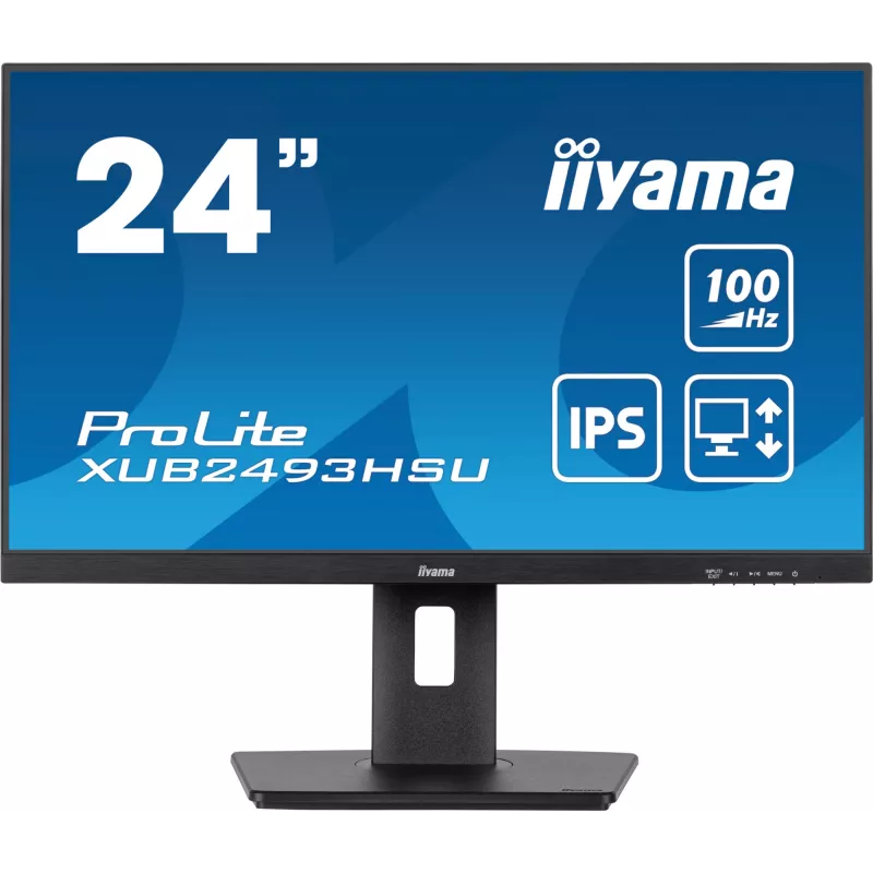 iiyama XUB2493HSU-B7 arvutimonitor 60,5 cm (23,8 tolli) 1920 x 1080 pikslit Full HD LED must