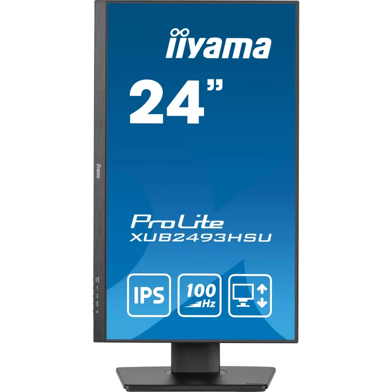 iiyama XUB2493HSU-B7 arvutimonitor 60,5 cm (23,8 tolli) 1920 x 1080 pikslit Full HD LED must
