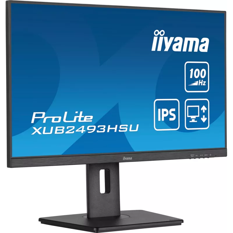 iiyama XUB2493HSU-B7 arvutimonitor 60,5 cm (23,8 tolli) 1920 x 1080 pikslit Full HD LED must