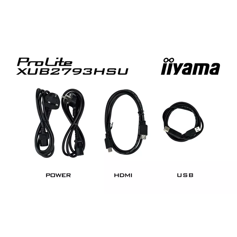 iiyama ProLite XUB2793HSU-B7 arvutimonitor 68,6 cm (27 tolli) 1920 x 1080 pikslit Full HD LED must