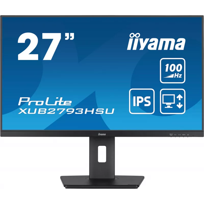 iiyama ProLite XUB2793HSU-B7 arvutimonitor 68,6 cm (27 tolli) 1920 x 1080 pikslit Full HD LED must