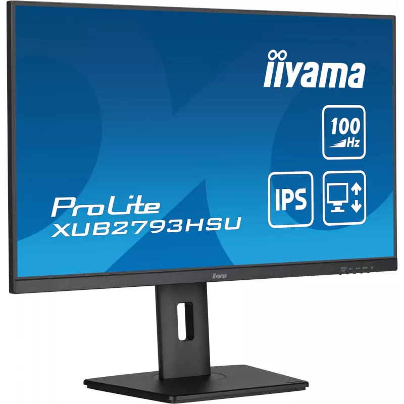 iiyama ProLite XUB2793HSU-B7 arvutimonitor 68,6 cm (27 tolli) 1920 x 1080 pikslit Full HD LED must