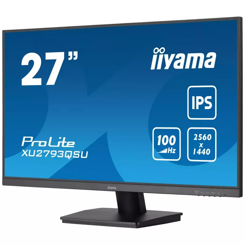 iiyama ProLite XU2793QSU-B7 arvutimonitor 68,6 cm (27 tolli) 2560 x 1440 pikslit Quad HD LED must